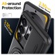 Samsung Galaxy S26 Ultra Magnetic Case with 360° Metal Ring and Camera Cover - Black