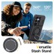 Samsung Galaxy S26 Ultra Magnetic Case with 360° Metal Ring and Camera Cover - Black