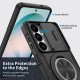 Samsung Galaxy S26 Case with Sliding Camera Cover and Swivel Stand Compatible with MagSafe - Black