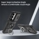 Samsung Galaxy S26 Case with Sliding Camera Cover and Swivel Stand Compatible with MagSafe - Black