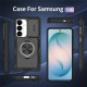 Samsung Galaxy S26 Case with Sliding Camera Cover and Swivel Stand Compatible with MagSafe - Black