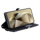 Samsung Galaxy A56 5G Leather Wallet Case with Stand Function and Straps - Black