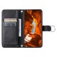 Samsung Galaxy A37 5G Leather Wallet Case with Stand and Shoulder Strap - Black