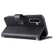 Samsung Galaxy A37 5G Leather Wallet Case with Stand and Shoulder Strap - Black