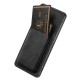 Samsung Galaxy A56 5G Faux Leather Case with Detachable Card Holder, MagSafe Compatible - Black