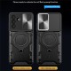 Samsung Galaxy A17 4G / A17 5G / A18 / A26 Case with Stand and Sliding Lens Cover - Black