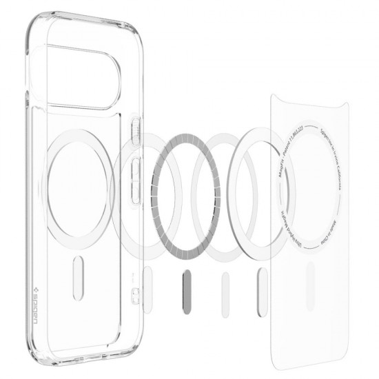 Spigen Ultra Hybrid Mag MagSafe Case for Google Pixel 11 - Clear and White