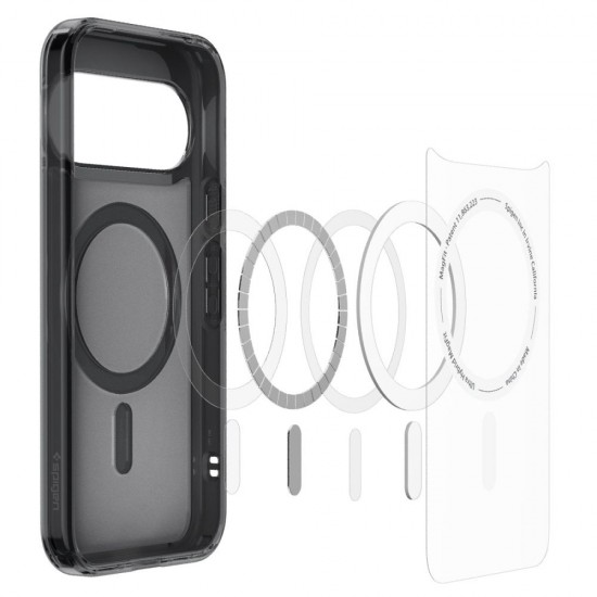 Spigen Ultra Hybrid Mag MagSafe Case for Google Pixel 11 - Black and Gray