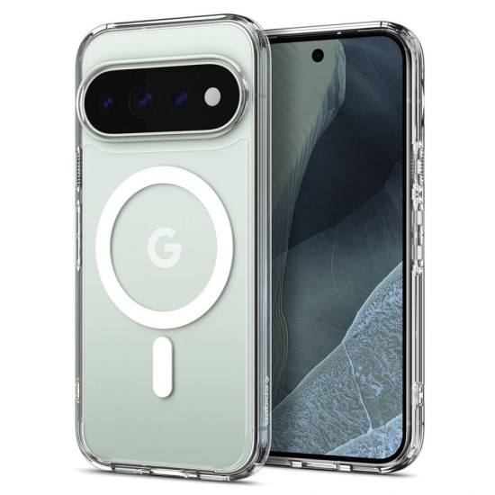 Spigen Ultra Hybrid Mag MagSafe Case for Google Pixel 11 Pro - Clear and White