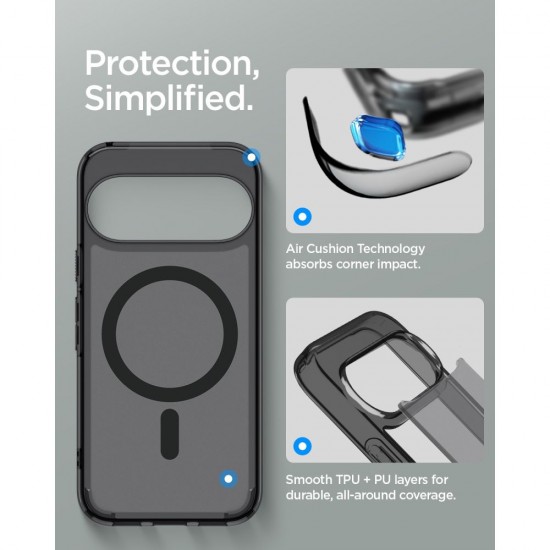 Spigen Ultra Hybrid Mag MagSafe Case for Google Pixel 11 Pro - Black and Gray