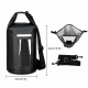 WNA-15L waterproof bag for a 15 l sup kayak with an RFID blocking divider - black