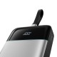 Cuktech LPB252N 120W 25000mAh Powerbank with Built-in USB-C Cable - Gray