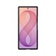 Samsung Silicone Magnet Case for Samsung Galaxy Z Fold 8 compatible with MagSafe + 2 anti-reflective films - purple