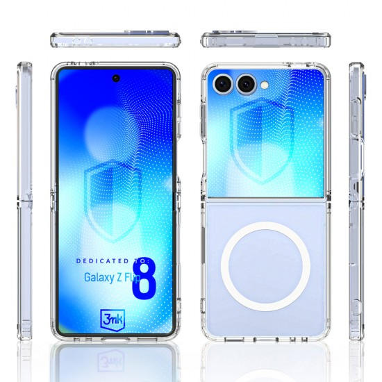 3mk Armor Magcase for Samsung Galaxy Z Flip 8 - Transparent