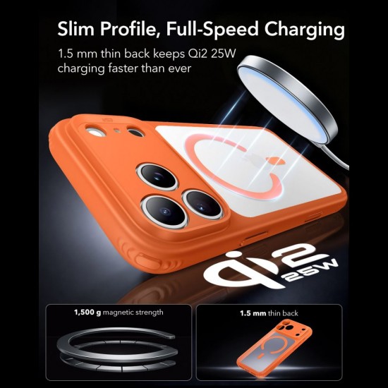ESR Classic Hybrid MagSafe Case for iPhone 18 Pro Max / 17 Pro Max - Orange
