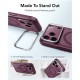 ESR Classic Hybrid Kickstand MagSafe case for iPhone 18 Pro Max / 17 Pro Max - dark cherry matte