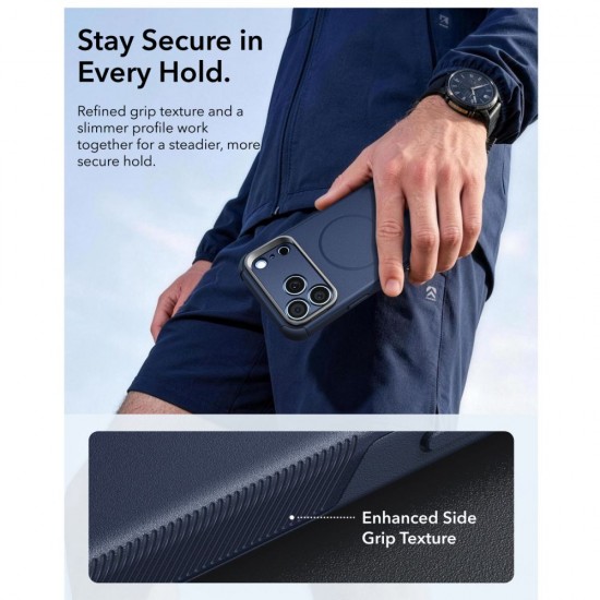 ESR Cyber ​​Tough Kickstand MagSafe Case for iPhone 18 Pro / 17 Pro - Navy Blue
