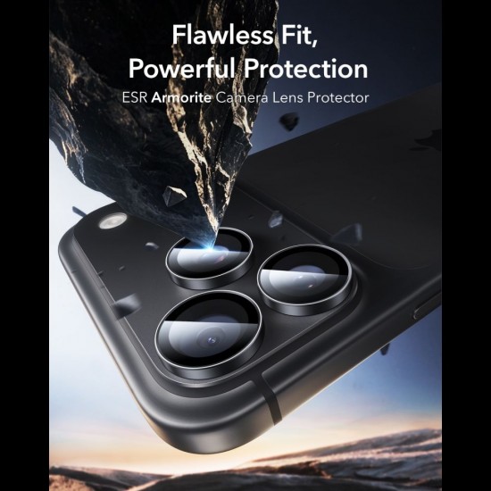 ESR Armorite Camera Protector Tempered Glass for iPhone 18 Pro / 18 Pro Max - Black