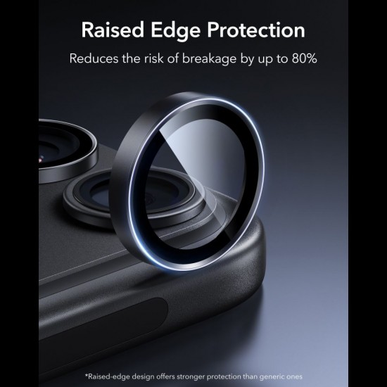 ESR Armorite Camera Protector 2-Pack Tempered Glass for iPhone 18 Pro / 18 Pro Max - Black