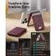 ESR Classic RFID Magnetic MagSafe Wallet - Dark Cherry