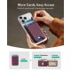 ESR Classic RFID Magnetic MagSafe Wallet - Dark Cherry