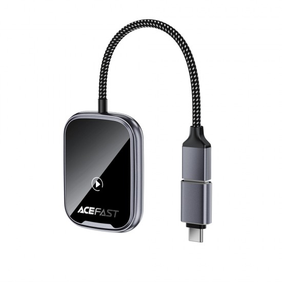 Acefast QC1 Wireless Car Adapter - Gray