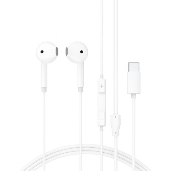 Acefast L13 In-Ear Wired Headphones with USB-C Microphone - White