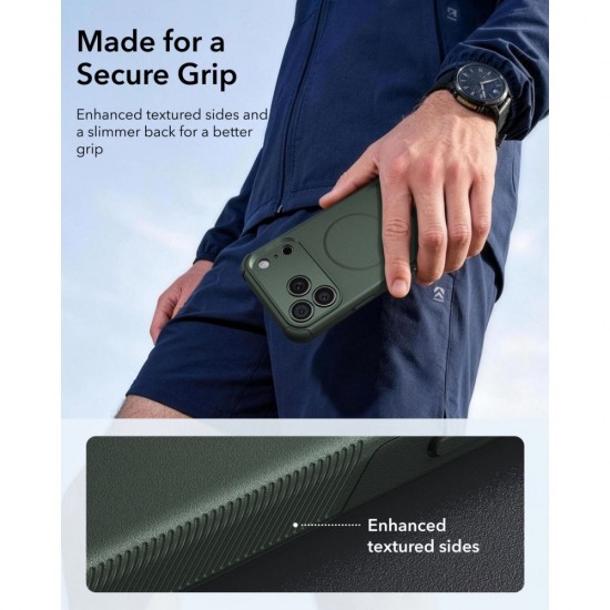 ESR Cyber ​​Tough MagSafe Case for iPhone 18 Pro / 17 Pro - Green