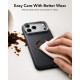ESR Leather Kickstand MagSafe Case for iPhone 18 Pro / 17 Pro - Black