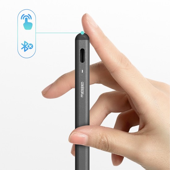 Metapen A8 V4 Active Stylus for iPad USB-C - Black