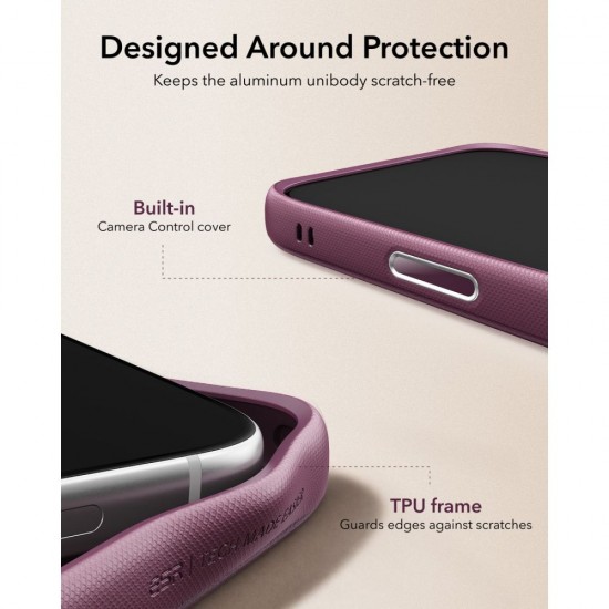 ESR Atelier Kickstand MagSafe Case for iPhone 18 Pro / 17 Pro - burgundy