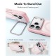 ESR Classic Hybrid Kickstand MagSafe Case for iPhone 18 Pro / 17 Pro - Matte Pink