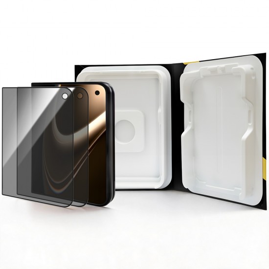 Wozinsky EasyFit Privacy Glass tempered glass screen protector for iPhone Duo - 2 pcs.