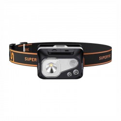 Φακός κεφαλής Superfire HL07 – 320 lm, USB, 5 λειτουργίες, 90 μ.