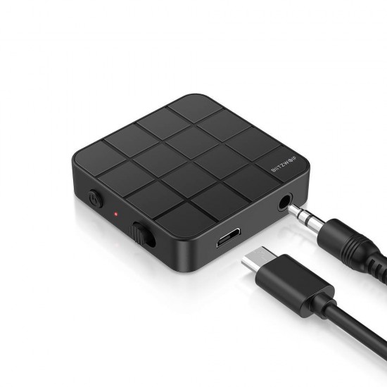BlitzWolf Πομπός/δέκτης BW-BL2 Bluetooth 5.0 (Μαύρο)