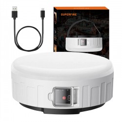 Φανάρι κάμπινγκ Superfire T25 – 400 lm, USB, 3 λειτουργίες