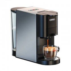 HiBREW Καφετιέρα για Κάψουλες H3A 4σε1 19bar (Μαύρο/Ασημί)