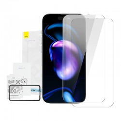Baseus Προστατευτικό Οθόνης Crystal Tempered Glass 0.3mm για iPhone 14 Pro Max (2τμχ) (Διαφανές)
