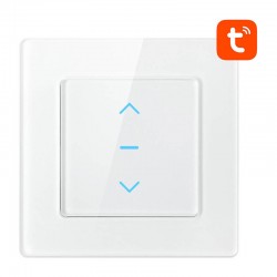 Avatto Έξυπνος Διακόπτης Ρολών Touch Smart N-CS10-W WiFi TUYA (Λευκό)