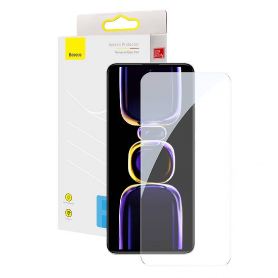 Baseus Προστατευτικό Οθόνης Tempered Glass για Redmi K60/K60 Pro (Διαφανές)