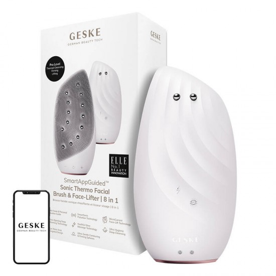 Sonic Thermo Facial Brush & Face-Lifter 8in1 Geske with APP (starlight)