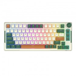 Wireless mechanical keyboard Royal Kludge RKH81 RGB, Sky cyan switch (green) (QWERTY)
