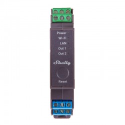 Shelly Pro 2 DIN Rail 2-channel Relay, WiFi/LAN