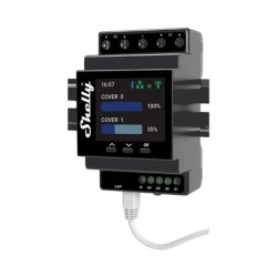 Shelly Pro Dual Cover PM DIN Rail Dual Controller, WiFi (Power measurement)