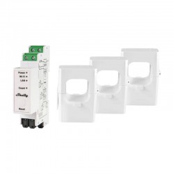 Shelly PRO 3EM 400A 3-Phase Energy Meter, WiFi/Bluetooth