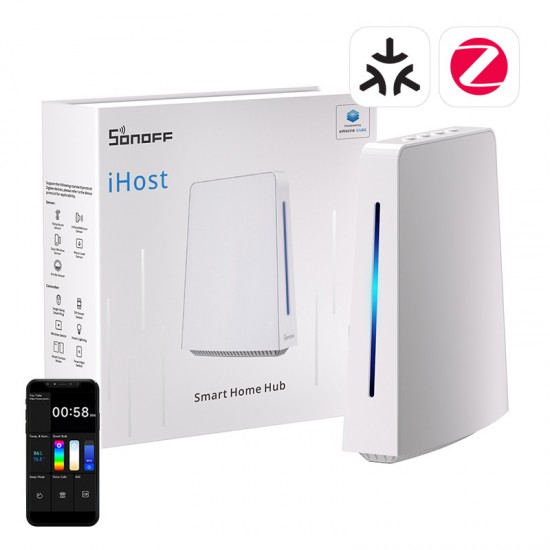 SONOFF iHost Hub AIBridge-26 WiFi, ZigBee, Bluetooth, Matter, 4GB, LAN (Λευκό)