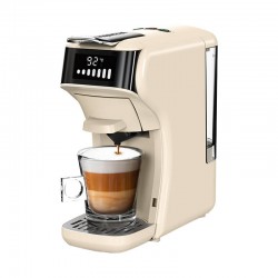 HiBREW 5-in-1 capsule coffee maker H1B-beige(beige)
