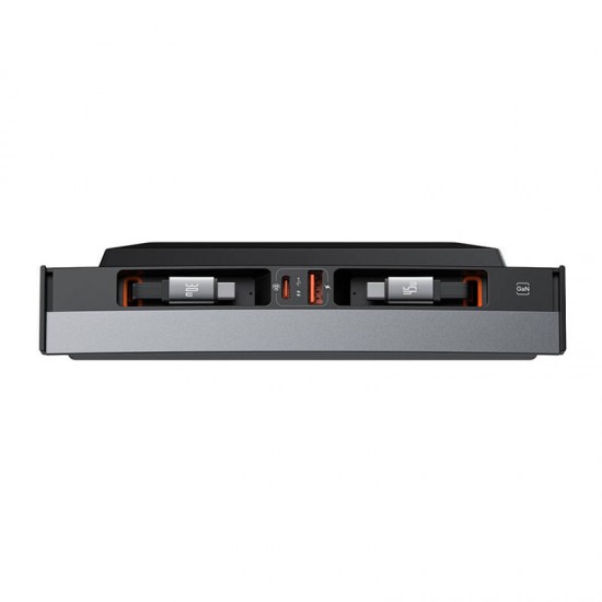 Baseus Hub T-Space με Καλώδια USB-C σε USB-C για Αυτοκίνητα Tesla (Μαύρο)