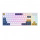 Wireless mechanical keyboard Royal Kludge RK89 RGB, Lemon switch (white) (QWERTY)