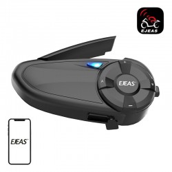 EJEAS Ενδοεπικοινωνία για Κράνος Μηχανής Q7 (Μαύρο)